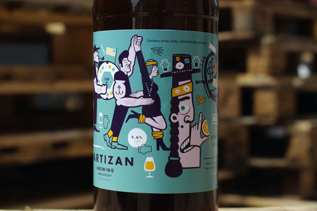 Partizan Brewing Pale Ale Illustration by Alec Doherty