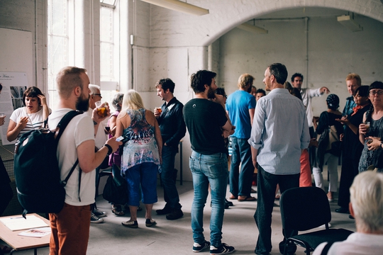 Community Consulation in the Large Gallery Space at V22 Louise House