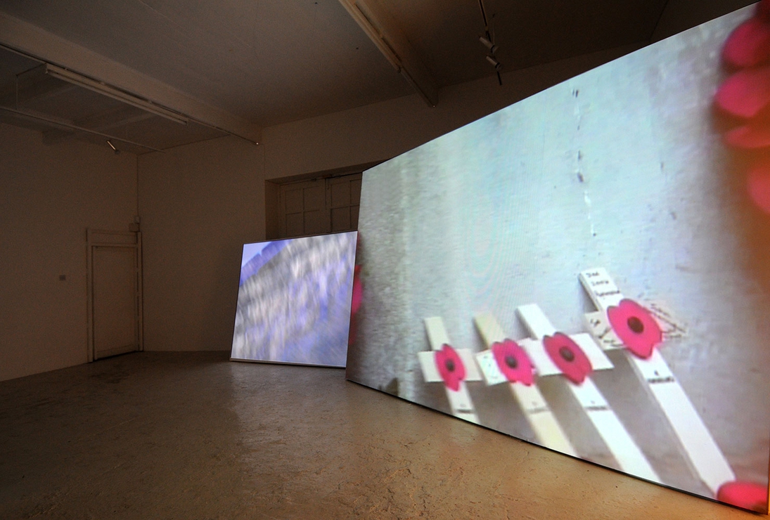 Figures in a Landscape installation view